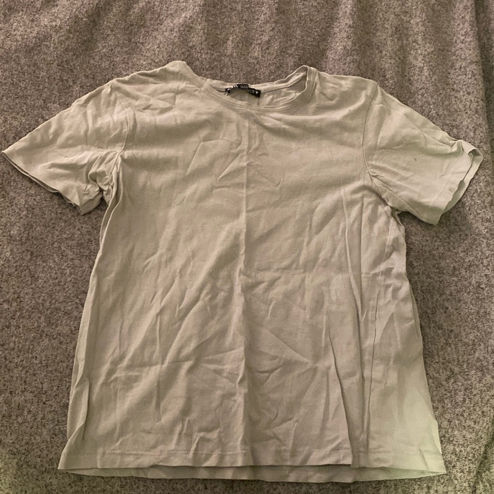Size S light gray short sleeve tee from Zara - worn once